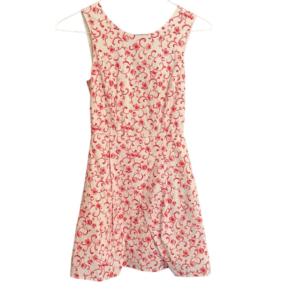 Women’s Size XS Cream And Pink Floral Forever 21 Dress